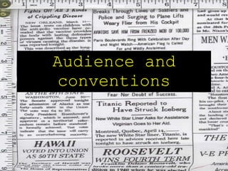 Audience and conventions 
