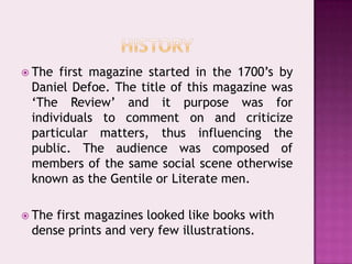 Magazines | PPTX