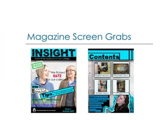 Magazine Screen Grabs 