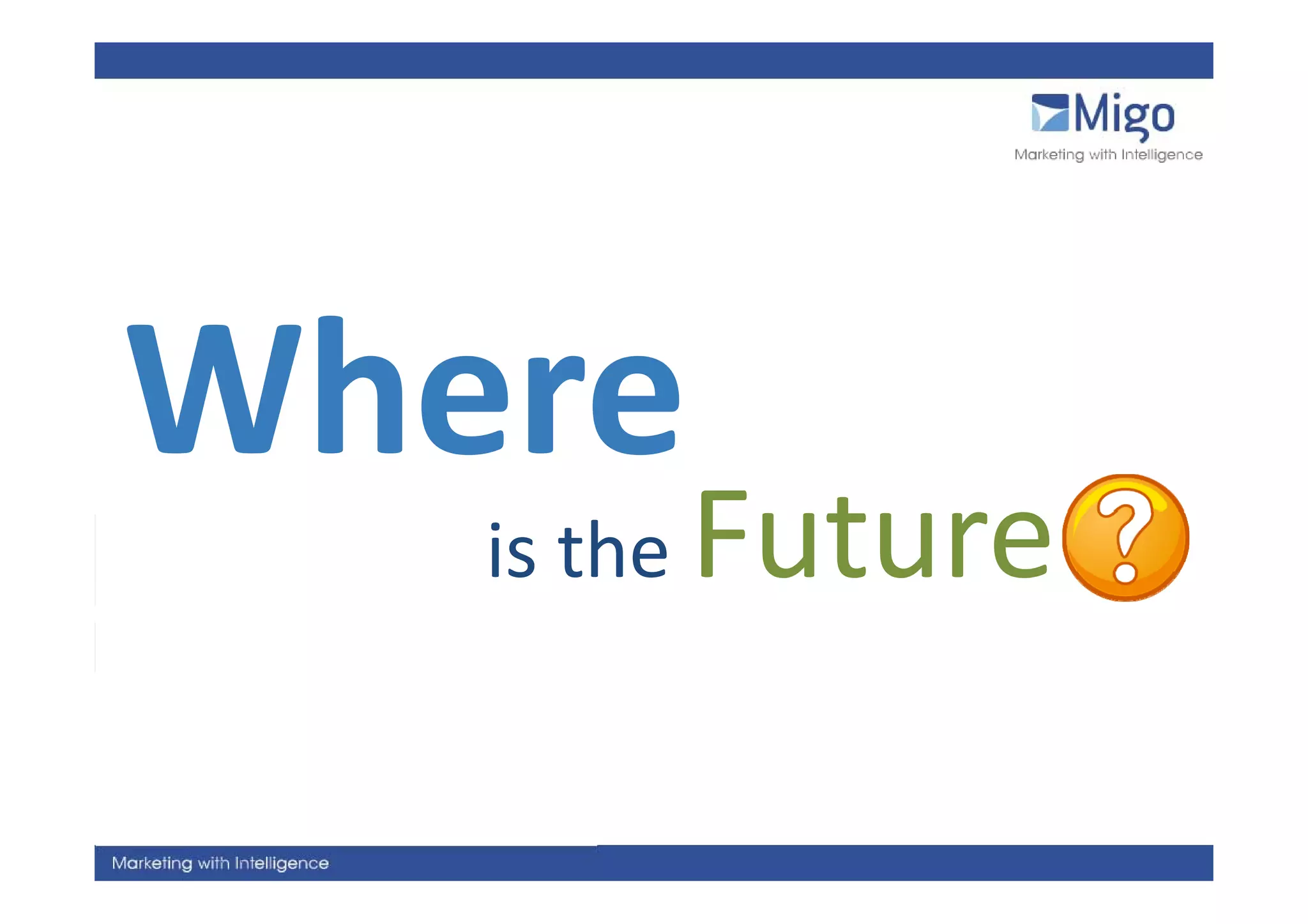 is the 
is the    Future
 