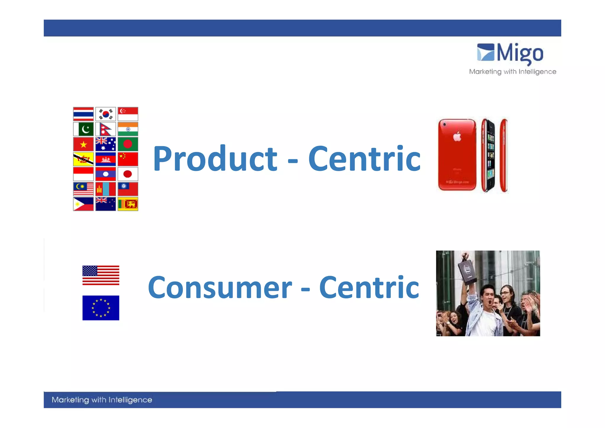 Product 
Product ‐ Centric


Consumer ‐ Centric
 