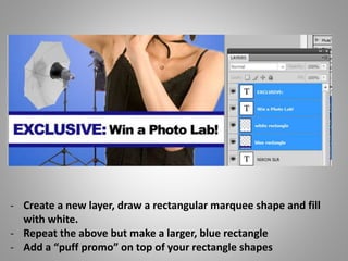 Easy to Follow PhotoShop Magazine Tutorial | PPTX
