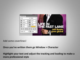 Advanced PhotoShop Magazine Tutorial | PPTX