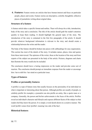magazin production hand out learning material | DOCX