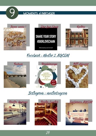 29
moments à partager
9
Théâtre Garonne Théâtre Capitole
Toulouse Trombinoscope Petit-déjeuner
Bonne année ! Dior Love Chain Rentrée
Conférence AGCOM
Facebook : Master 2 AGCOM
Instagram : master2agcom
 