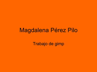 Magdalena Pérez Pilo Trabajo de gimp 