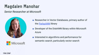 Cost Effective, Low Latency Vector Search In Databases: A Case Study ...