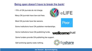 Jon Tennant - @protohedgehog
Jon Tennant - @protohedgehog
 