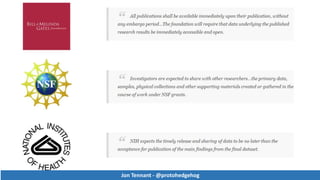 Jon Tennant - @protohedgehog
Jon Tennant - @protohedgehog
 