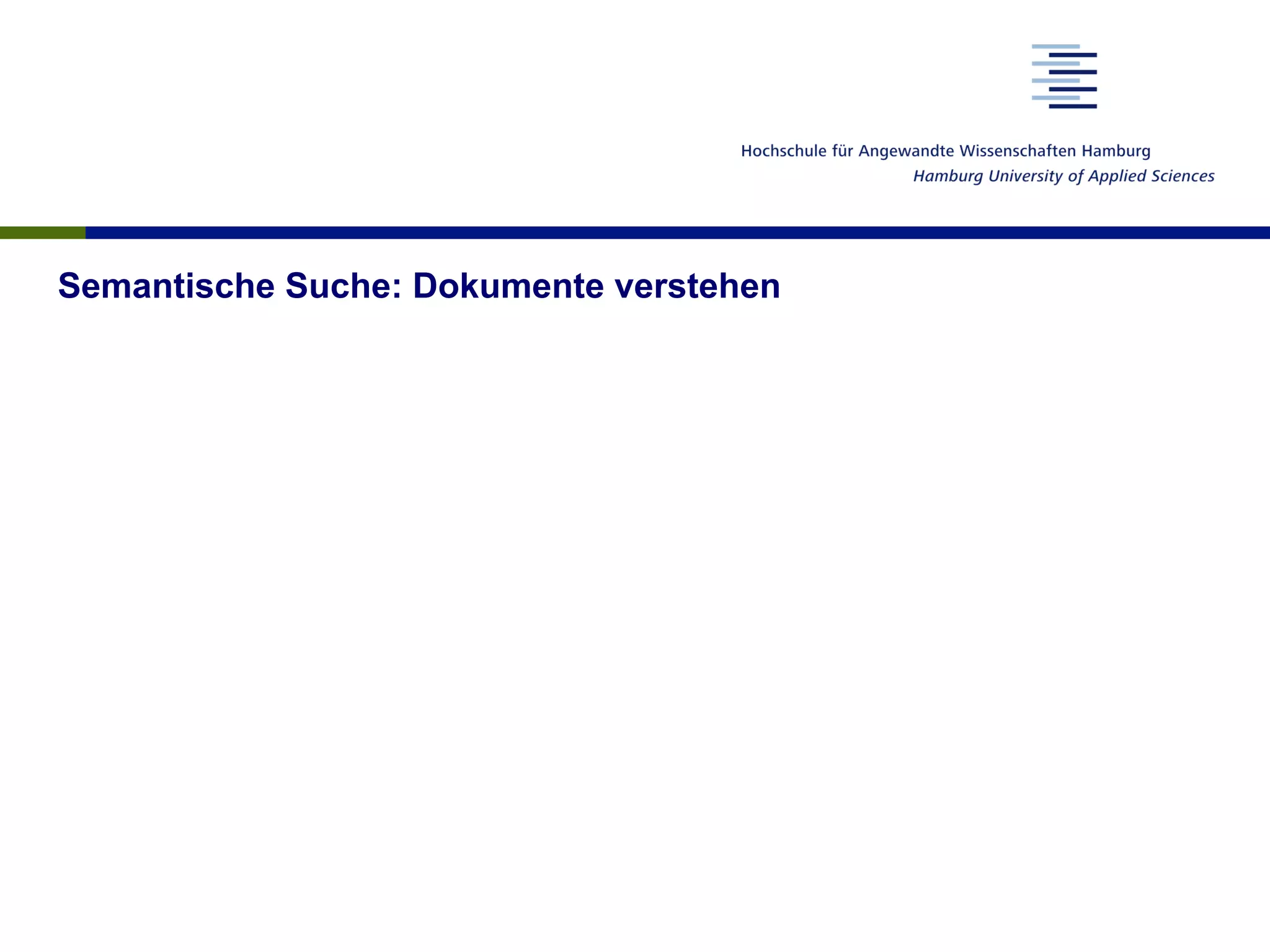 Semantische Suche: Dokumente verstehen
 