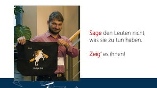 RobinSedlaczek
RobinSedlaczek.com
RobinSedlaczek@live.de
Sage den Leuten nicht,
was sie zu tun haben.
Zeig‘ es ihnen!
 