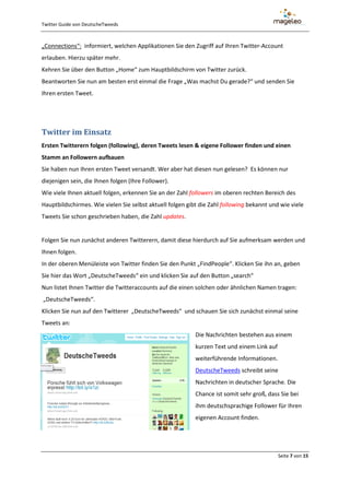Twitter Guide von DeutscheTweeds



„Connections“: informiert, welchen Applikationen Sie den Zugriff auf Ihren Twitter-Acc...