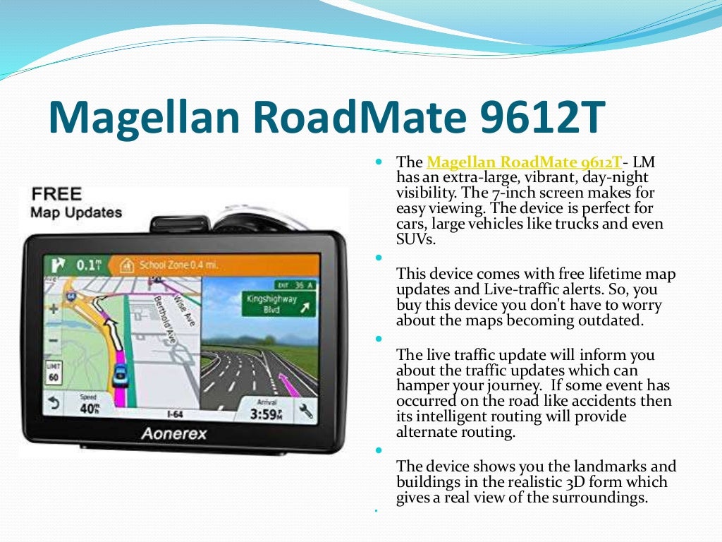 Magellan RoadMate 9612T Magellan RoadMate 700