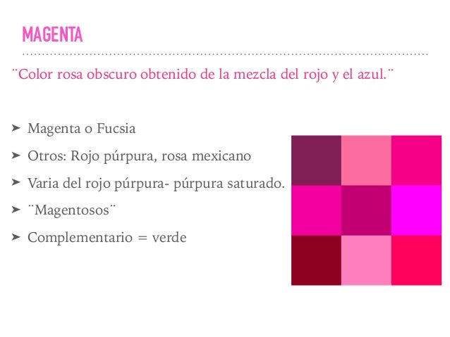 Diferencia Entre Color Buganvilla Y Fucsia