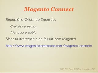 Lojas de pequeno e médio porte 