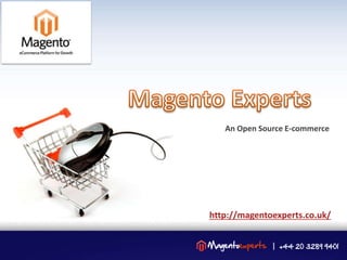 An Open Source E-commerce
http://magentoexperts.co.uk/
 
