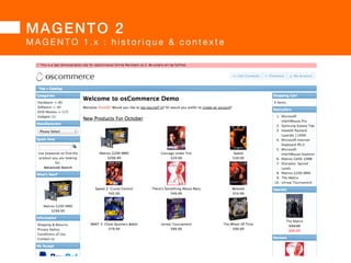 BARGENTO 2014! 
conférence 
MMAAGGEENNTTOO 11..Xx! 
historique 
 contexte 
 