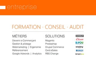 Le centre 
e-Commerce 
de référence 
 