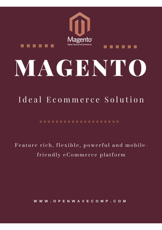 Magento the Ideal Ecommerce Solution