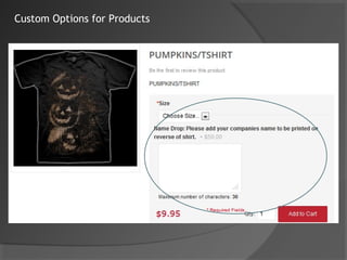 Custom Options for Products
 