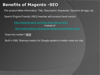 Benefits of Magento -SEO
 