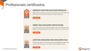 Profissionais certificados
 