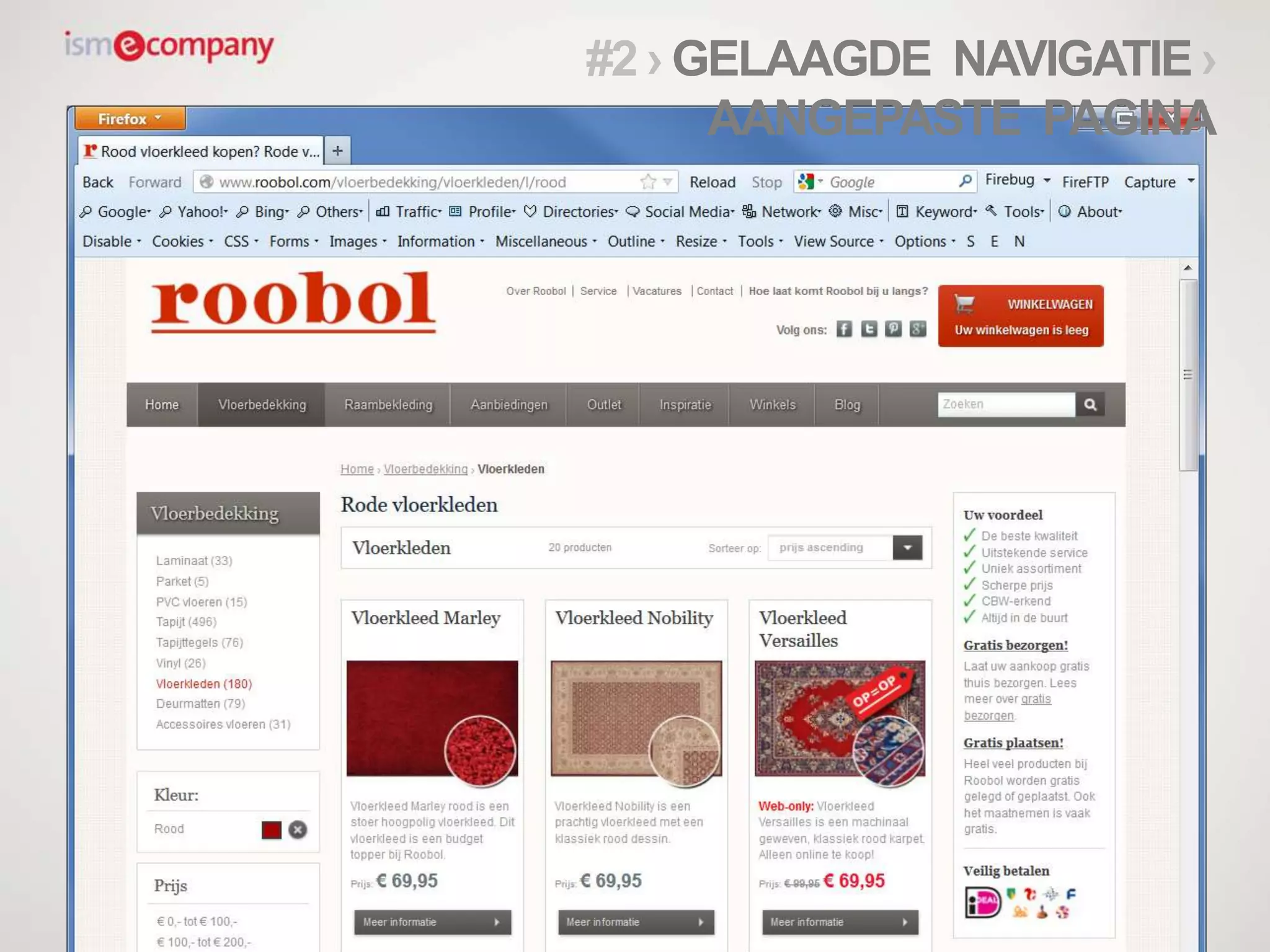 #2 › GELAAGDE NAVIGATIE ›
AANGEPASTE PAGINA
 
