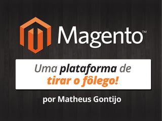 FLISOL 2013 - Magento eCommerce, uma plataforma de tirar o fôlego! por Matheus Gontijo