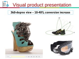 21.3.11
Visual product presentation
360-degree view – 10-40% conversion increase
 