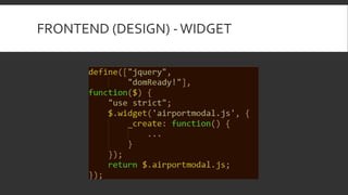 FRONTEND (DESIGN) -WIDGET
 