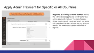 Magento 2 admin payment method pro | PPTX