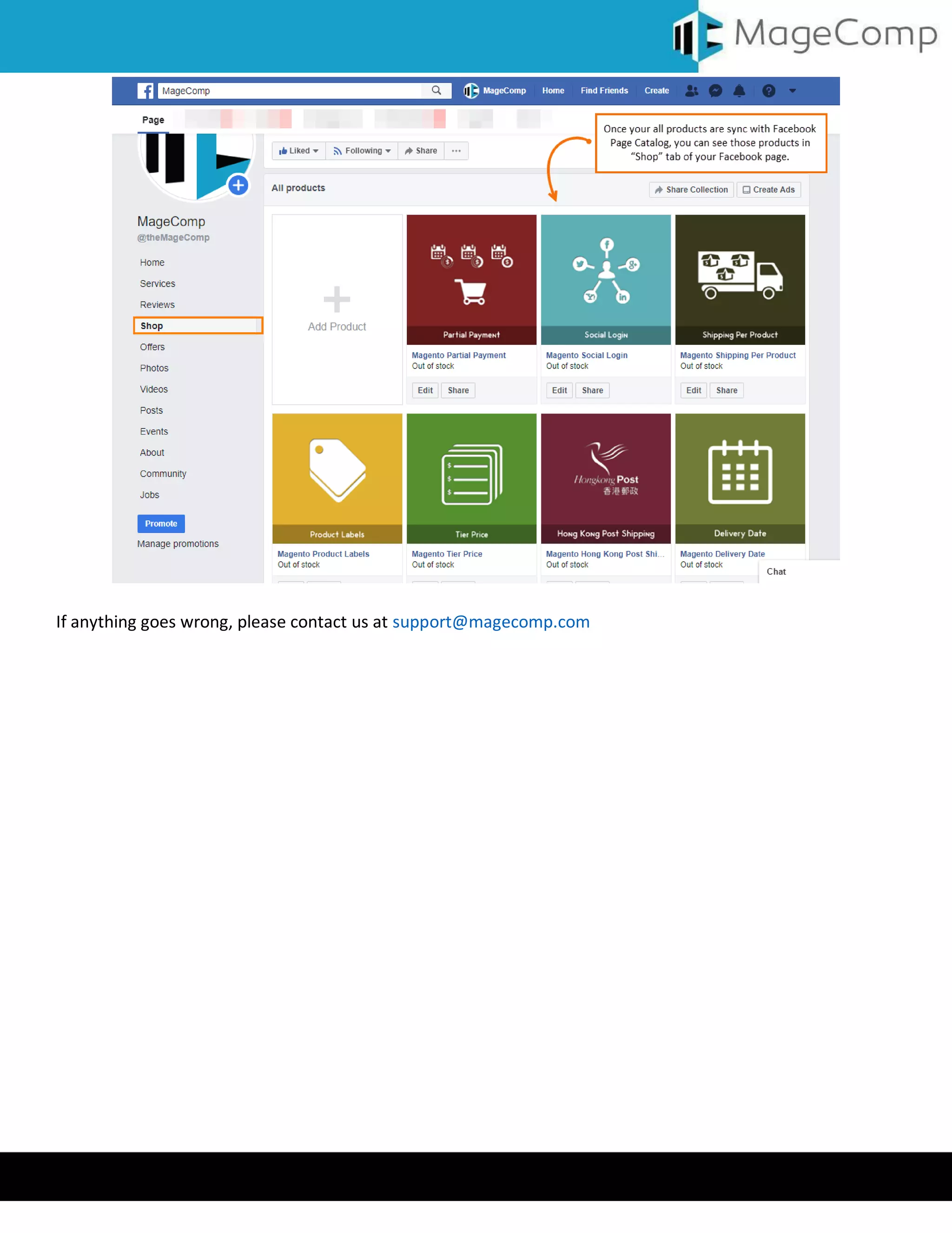Magento 2 facebook shop PDF