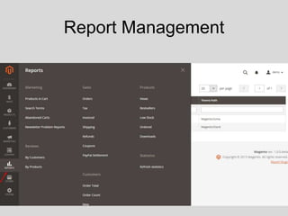 Report Management
 
