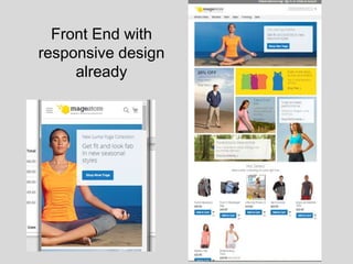 Front End with
responsive design
already
 