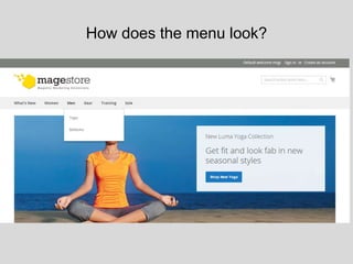 How does the menu look?
 