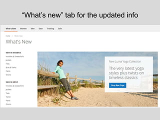 “What’s new” tab for the updated info
 