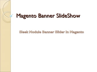 Magento Banner SlideShow 