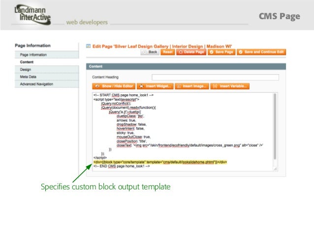Creating A Custom Home Page In Magento Landmann Interactive