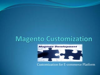 Customization for E-commerce Platform
 