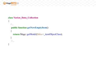 class Varien_Data_Collection
{
   //...
    public function getNewEmptyItem()
   {
       return Mage::getModel($this->_itemObjectClass);
   }
    //...
}
 