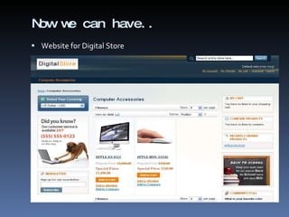 Now we can have.. Website for Digital Store 