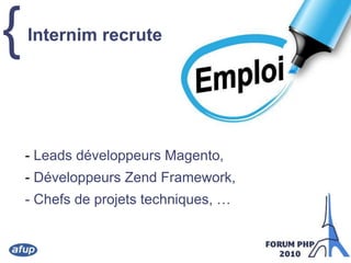 Internim recrute Leads développeurs Magento,