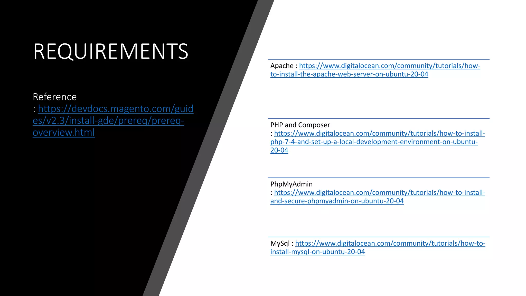 Magento installation linux pptx