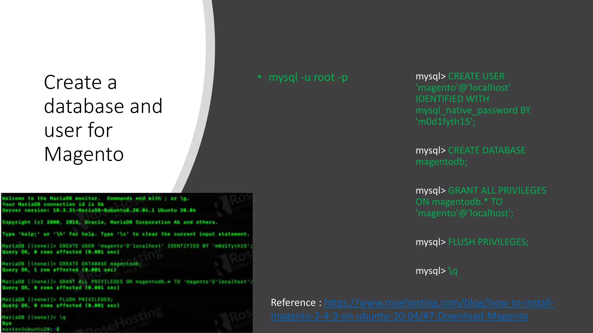 Magento installation linux pptx