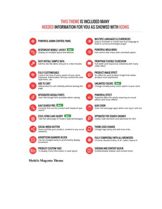 Mobile Magento Theme
 