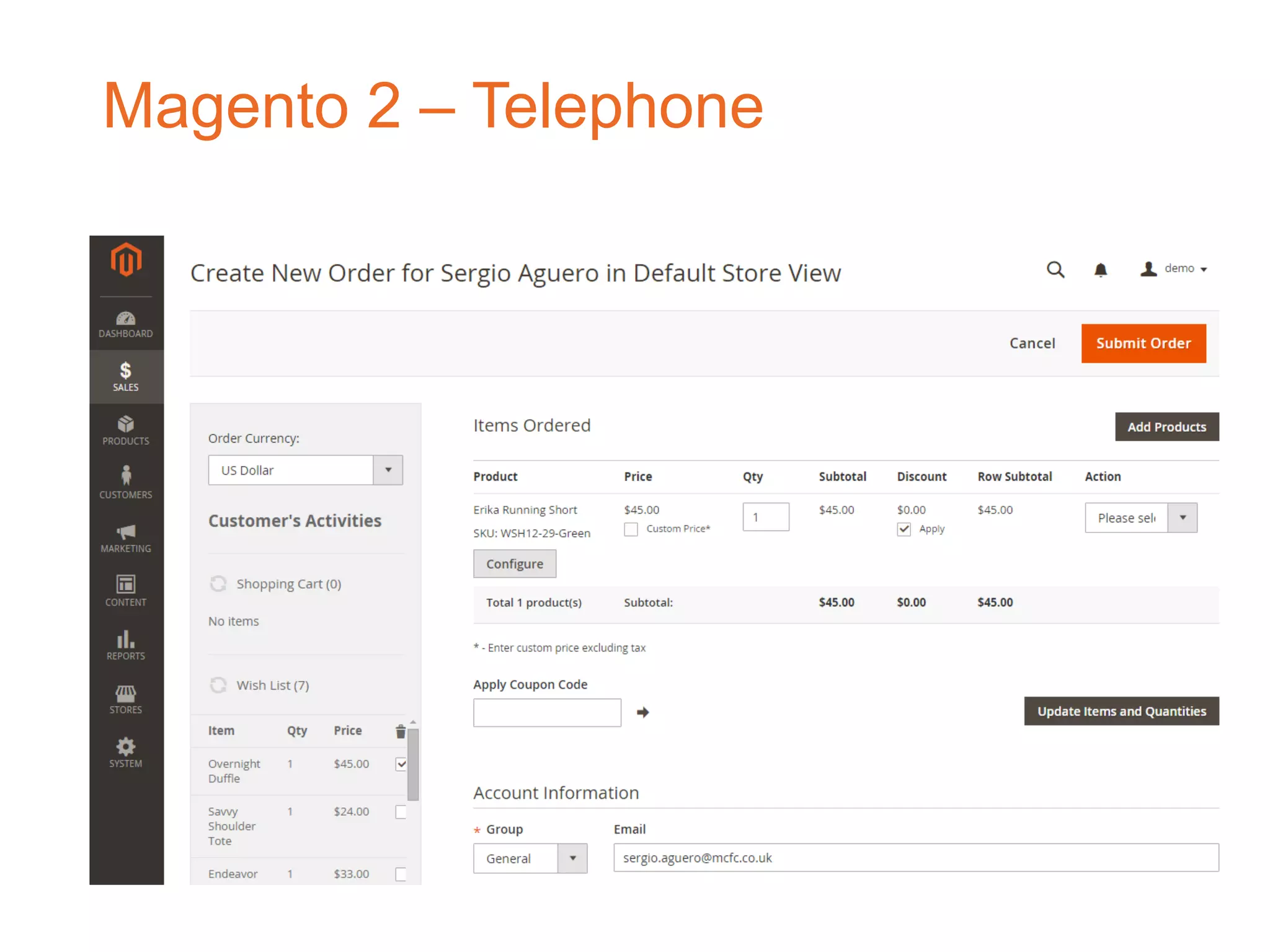 Magento 2 – Telephone
 