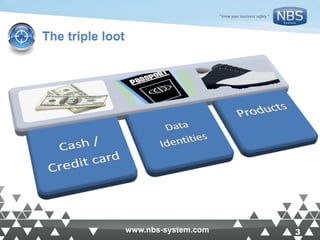 3www.nbs-system.com 3www.nbs-system.com
The triple loot
 
