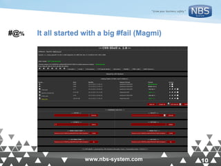 10www.nbs-system.com 10www.nbs-system.com
It all started with a big #fail (Magmi)#@%
 