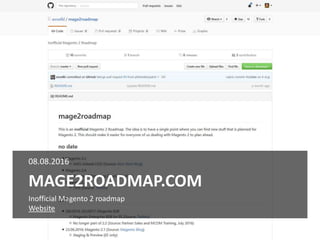MAGENTO 2.1.1
25.08.2016
Faster deployment, configurable product performance improvements, bugfixes
CE change notes
 