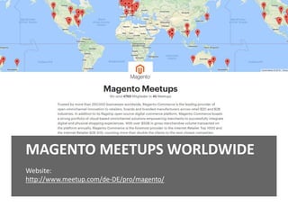 Your turn (again)!
Give a talk!
Tweet about it! #magewien
Follow @magewien
Find us on XING & Meetup
 